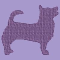 Lancashire Heeler (Lavender fizz) - Corkscrew pom pom beanie Design
