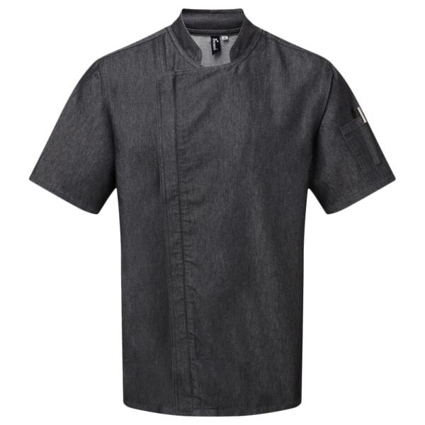 Premier Short Sleeve Zipped Chef's Jacket Thumbnail