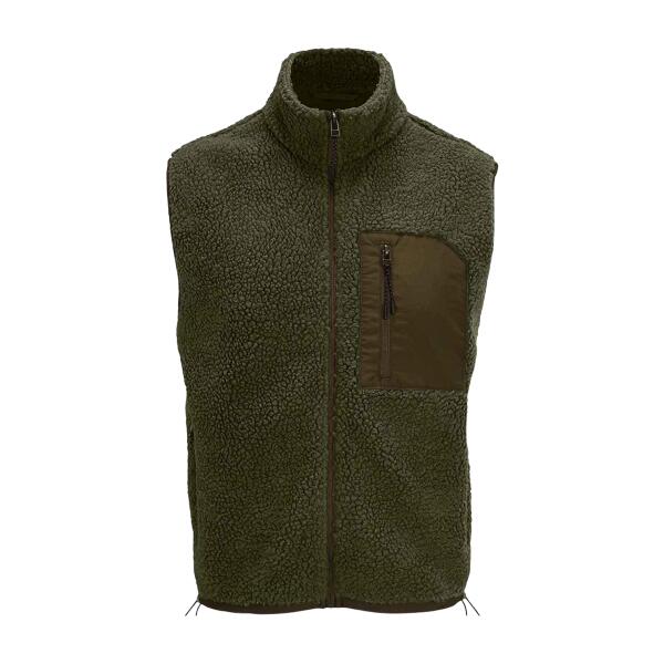 SOL'S Unisex Fury Sherpa Bodywarmer Thumbnail