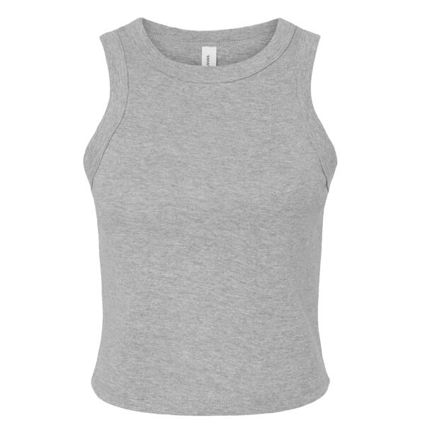 Bella Ladies Micro Rib Racer Tank Top Thumbnail