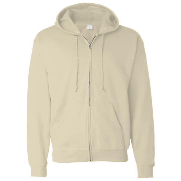 Softstyle™ midweight fleece adult full-zip hooded sweatshirt Thumbnail
