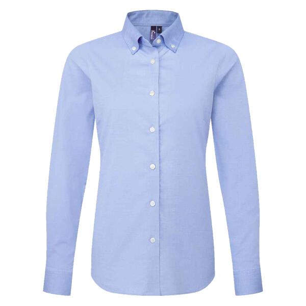 Premier Ladies Supreme Long Sleeve Oxford Shirt Thumbnail