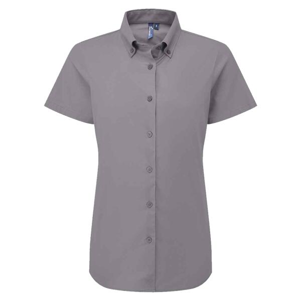 Premier Ladies Supreme Short Sleeve Oxford Shirt Thumbnail