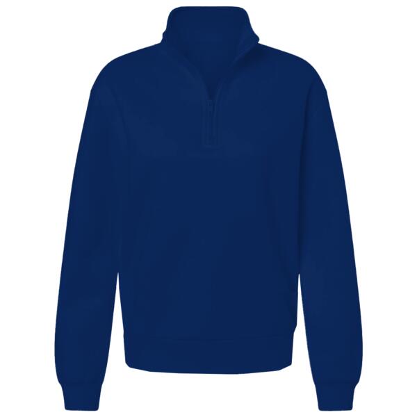 Kustom Kit Regular Fit 1/4 Zip Piqué Sweatshirt Thumbnail
