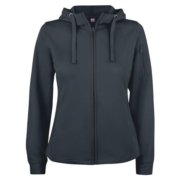 Ladies Basic Active Full Zip Hoody Thumbnail