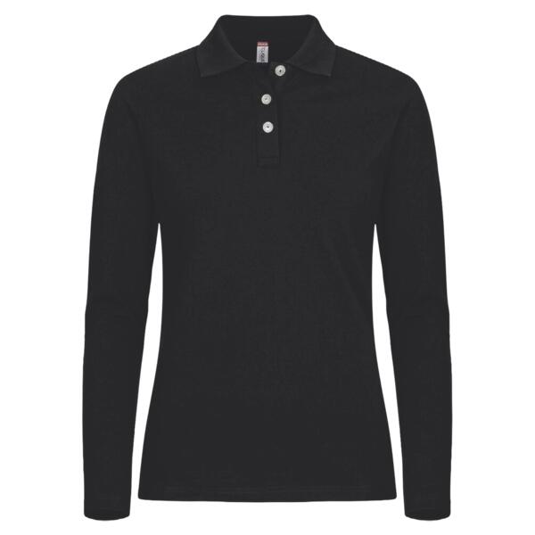 Ladies Stretch Premium Polo L/S Thumbnail