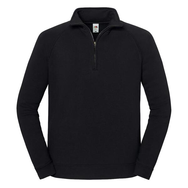 Fruit of the Loom Iconic Premium Zip Neck Sweatshirt Thumbnail