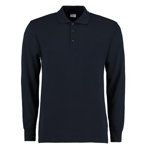 Piqué polo long-sleeved (classic fit) Thumbnail