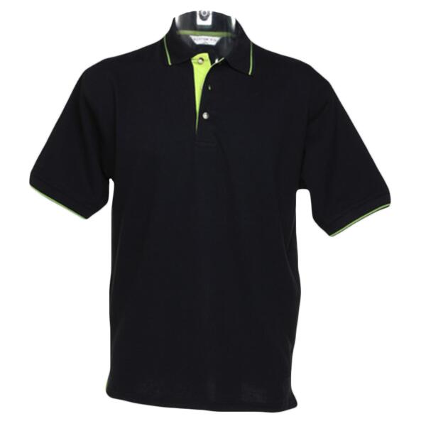 Kustom Kit St Mellion Tipped Cotton Piqué Polo Shirt Thumbnail