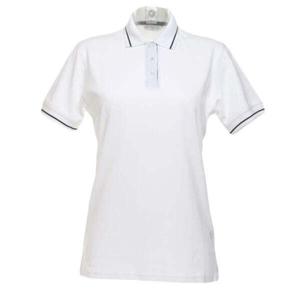 Kustom Kit Ladies St Mellion Tipped Cotton Piqué Polo Shirt Thumbnail