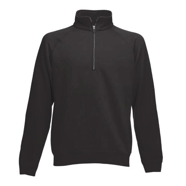 Fruit of the Loom Classic Zip Neck Sweatshirt Thumbnail