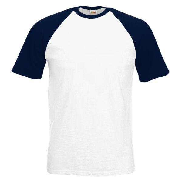 Fruit of the Loom Contrast Baseball T-Shirt Thumbnail