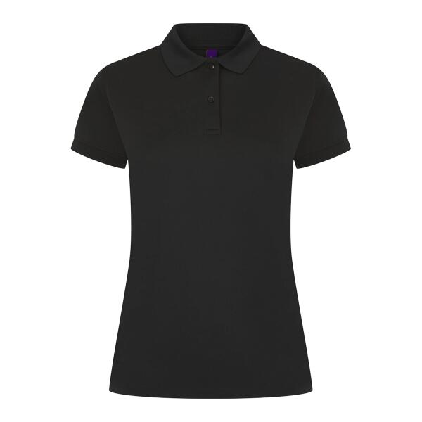 Henbury Ladies Coolplus® Wicking Piqué Polo Shirt Thumbnail