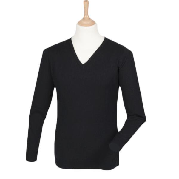 Henbury Acrylic V Neck Sweater Thumbnail
