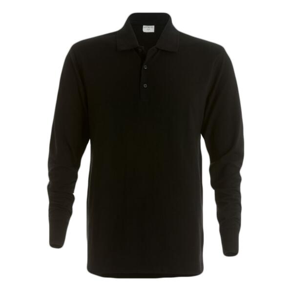 Kustom Kit Long Sleeve Poly/Cotton Piqué Polo Shirt Thumbnail