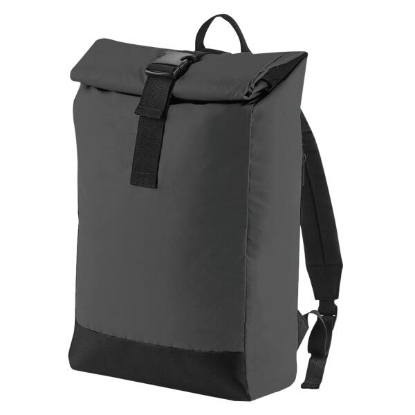 BagBase Reflective Roll-Top Backpack Thumbnail