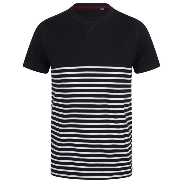 Front Row Unisex Breton Striped T-Shirt Thumbnail