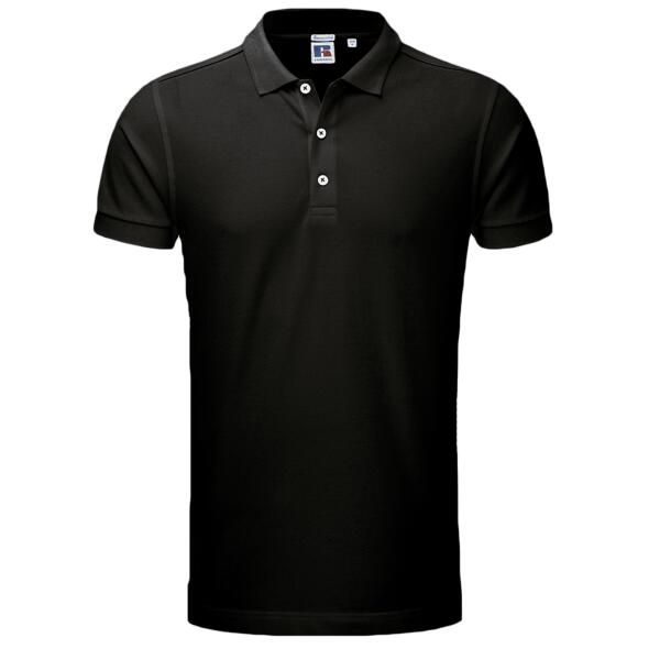 Russell Stretch Piqué Polo Shirt Thumbnail