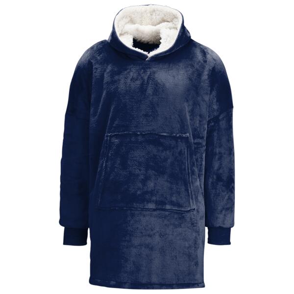 The Ribbon oversized cosy reversible sherpa hoodie Thumbnail