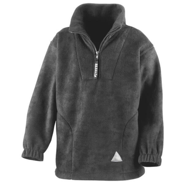 Junior/Youth active fleece top 1/4 zip unlined Thumbnail