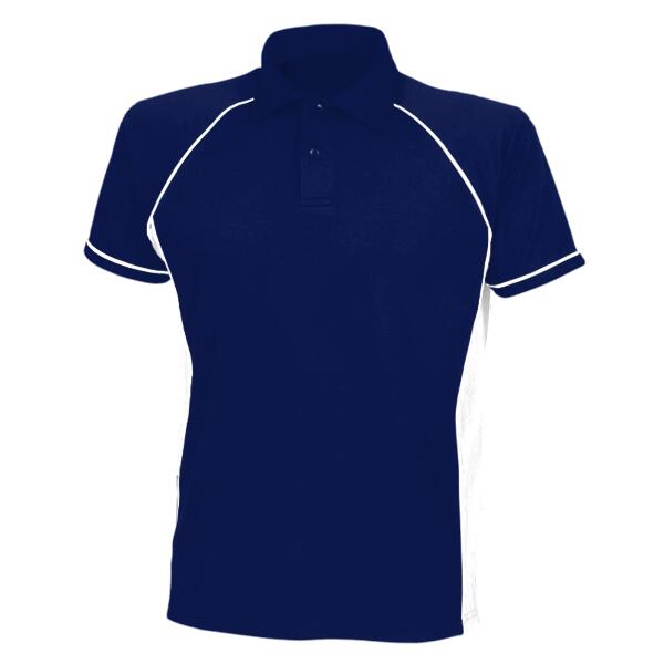 Kids piped performance polo Thumbnail
