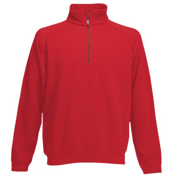 Premium 70/30 zip neck sweatshirt Thumbnail