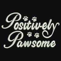 Positively Pawsome - Girlie college hoodie Design