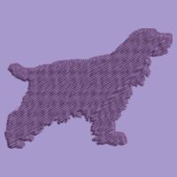 Cocker Lavender Fizz  - Corkscrew pom pom beanie Design