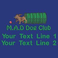 M.A.D. Dog club - Ablaze printable softshell Design