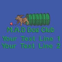M.A.D. Dog club - Ablaze printable softshell Design