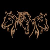 3 Horse embroidered  Design