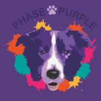 phase purple( Front logo & back) - College hoodie Design