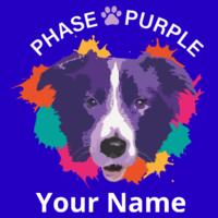 phase purple( Front logo & back) - Printable softshell bodywarmer Design