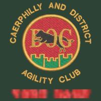 Caerphilly  - Full zip Active fleece  (With Back Logo) Design