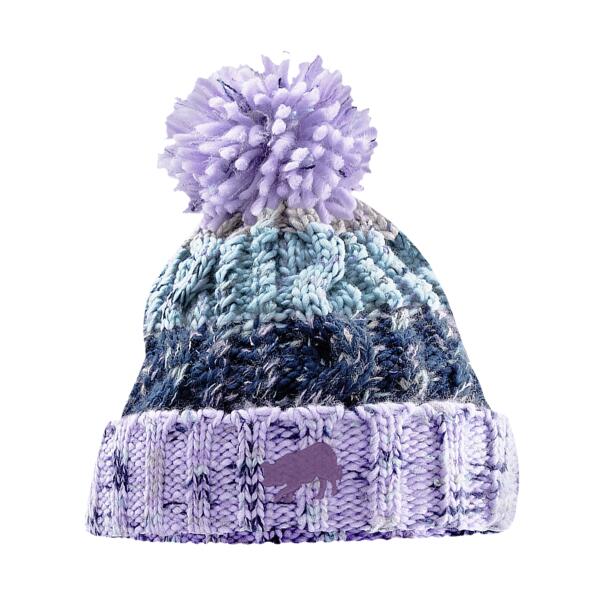 Stalking Border Collie Lavender Fizz - Corkscrew pom pom beanie Thumbnail