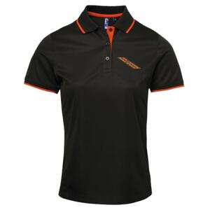 Go Go Hoopers - Women's contrast Coolchecker® polo Thumbnail