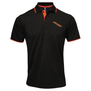 Go Go Hoopers - Contrast Coolchecker® polo Thumbnail