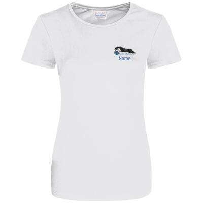 Pawz in motion  - AWDis Ladies Cool Smooth T-Shirt Thumbnail