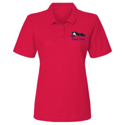 Pawz in motion - Asquith & Fox Women's polo Thumbnail