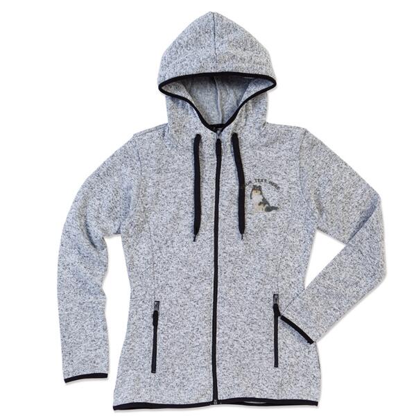 Sheltie - Ladies Active Knit Fleece Jacket Thumbnail