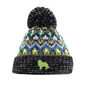 Sheltie   - Blizzard bobble beanie (Liquorice) Thumbnail
