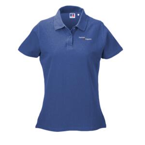 canine capers - Russell Ladies Ultimate Cotton Piqué Polo Shirt Thumbnail