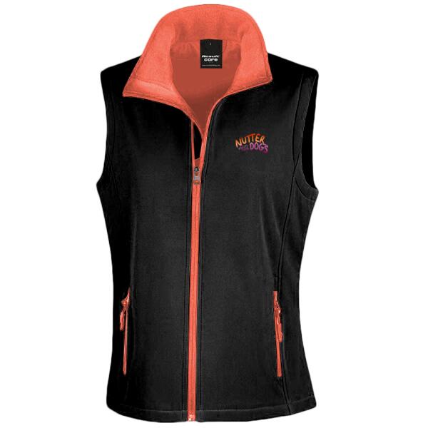Nutter Dogs Agility - Women's printable softshell bodywarmer Thumbnail