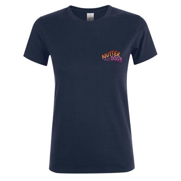 NUTTER DOGS AGILITY - SOL'S Ladies Regent T-Shirt Thumbnail