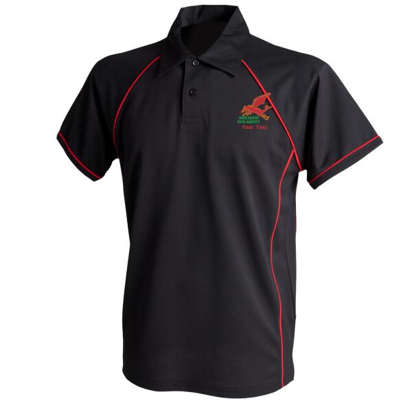 Wrexham - Piped performance polo Thumbnail
