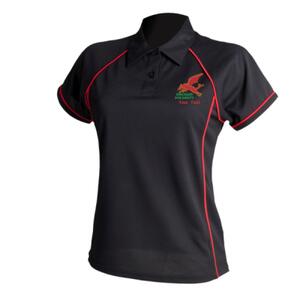 Wrexham - Women's piped performance polo Thumbnail