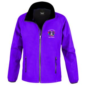 phase purple( Front logo & back) - Core printable softshell jacket Thumbnail