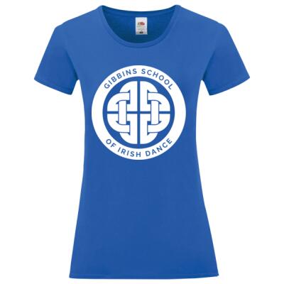 Gibbons Irish Dance School - Fruit of the Loom Ladies Iconic T-Shirt Thumbnail