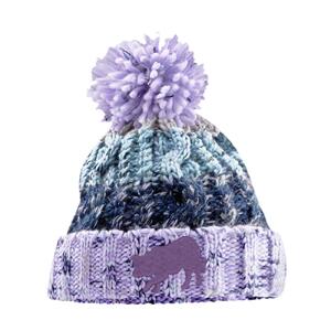 Stalking Border Collie Lavender Fizz - Corkscrew pom pom beanie Thumbnail