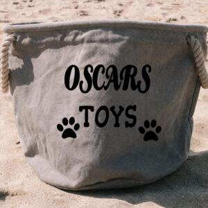 Personalised  - Heavy canvas storage trug Thumbnail